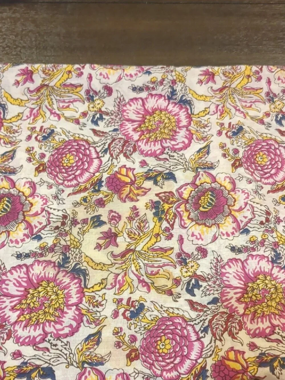 Vintage tablecloth featuring